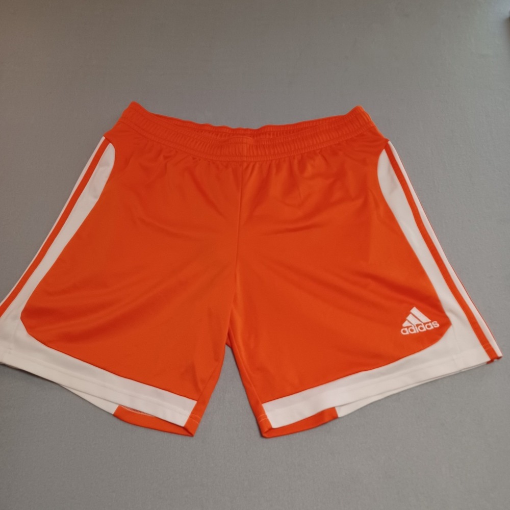 Adidas Clima365 Mens XL Orange Soccer Shorts Athletic Training 606087 ATV002